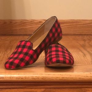 J. Crew Buffalo Checker Loafers